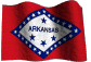 Arkansas Flag Animated Image