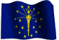 Indiana Flag Animated Image