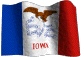 Iowa Flag Animated Image