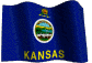 Kansas Flag Animated Image