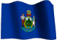Maine Flag Animated Image