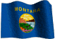 Montana Flag Animated Image