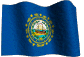 New Hampshire Flag Animated Image