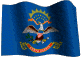 North Dakota Flag Animated Image