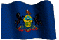 Pennsylvania Flag Animated Image