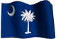 South Carolina Flag Animated Image
