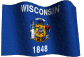 Wisconsin Flag Animated Image