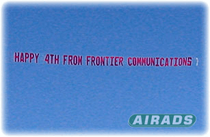Aerial Banner for Frontier Communications Image