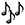Multiple Music Notes Emoji Image